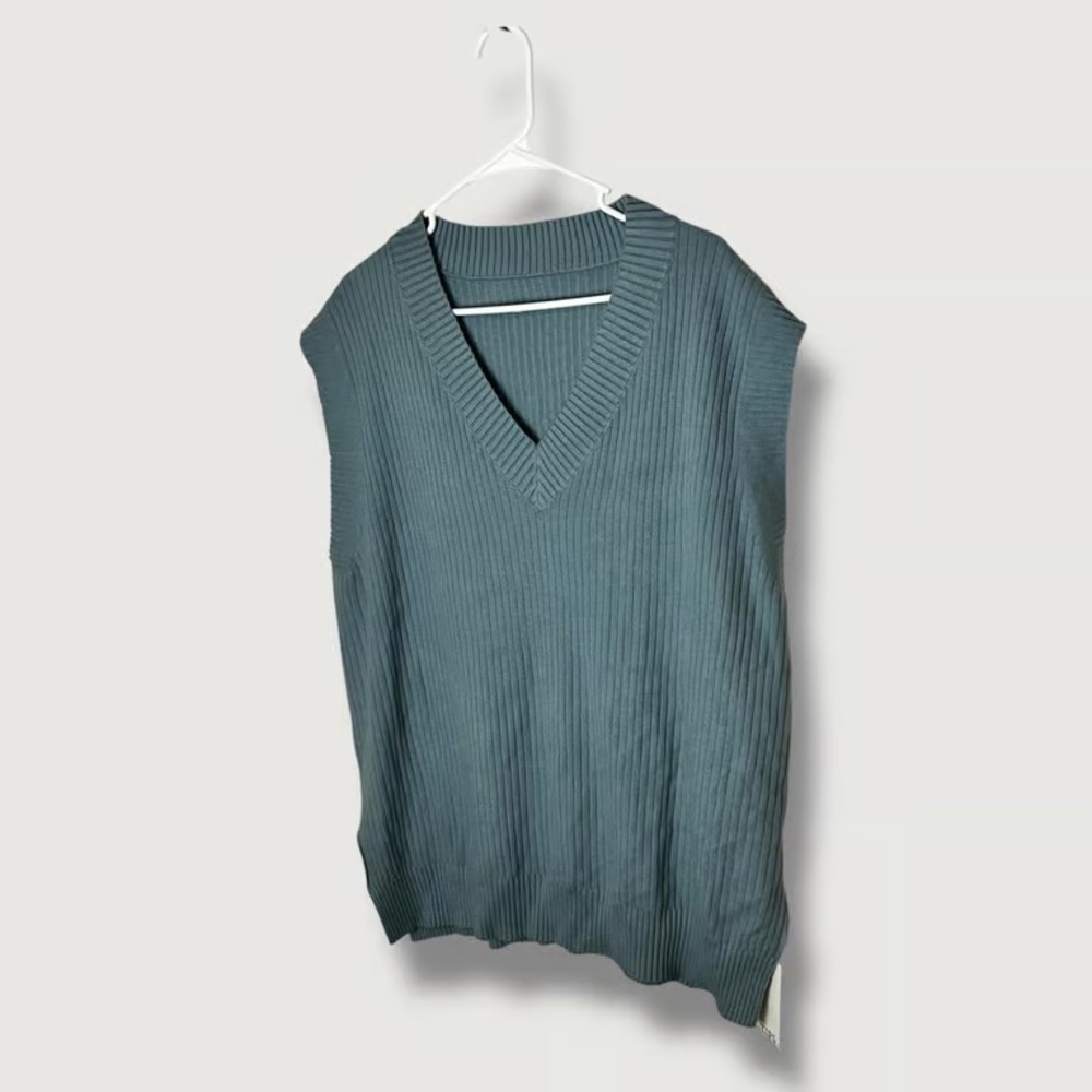 Saodimallsu Blue Womens Sweater Vest Size XXL New